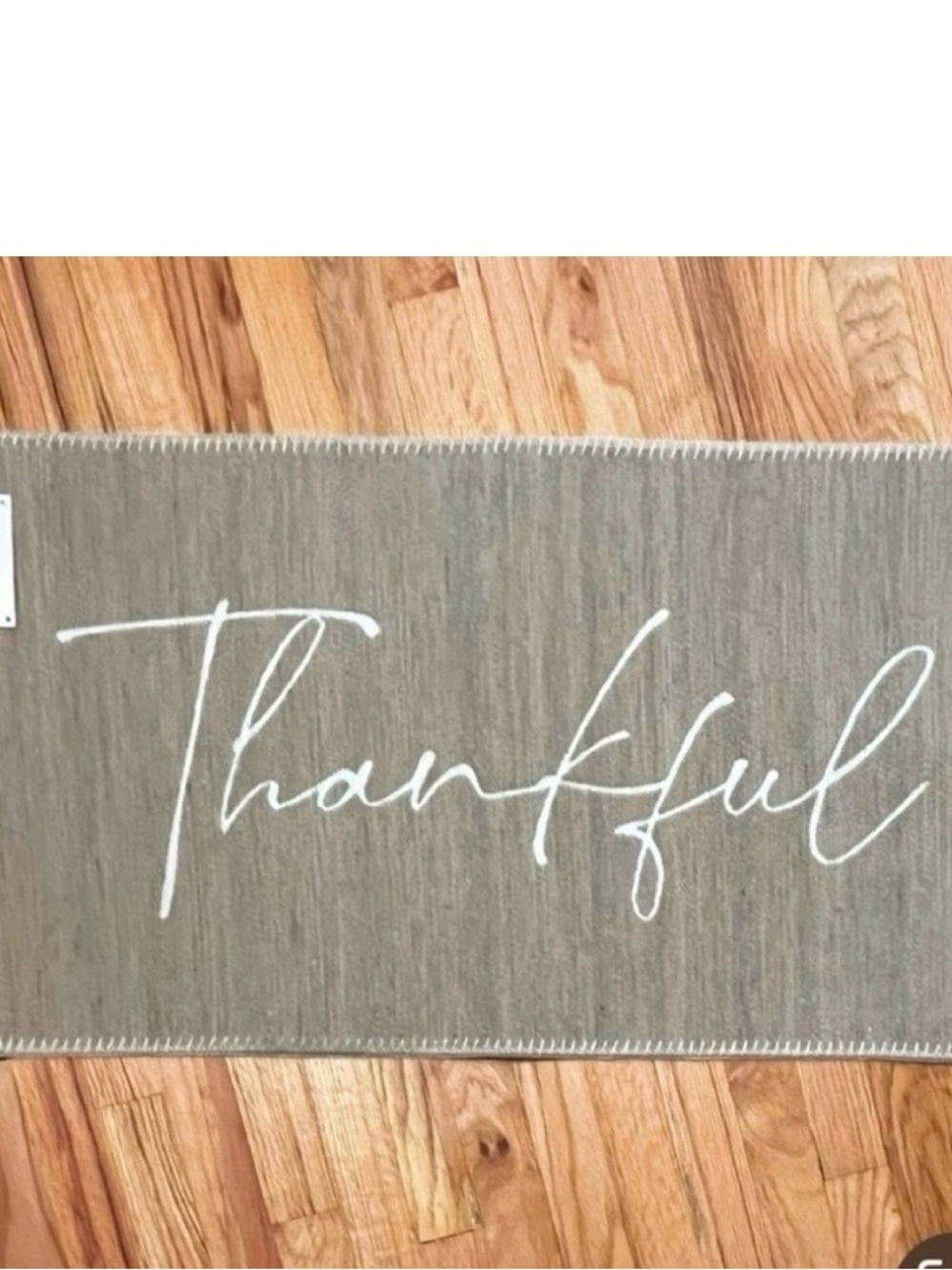 🆕 -Threshold "Thankful" Woven Accent Rug.